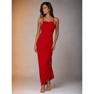 Soncy | Ruched Maxi Dress